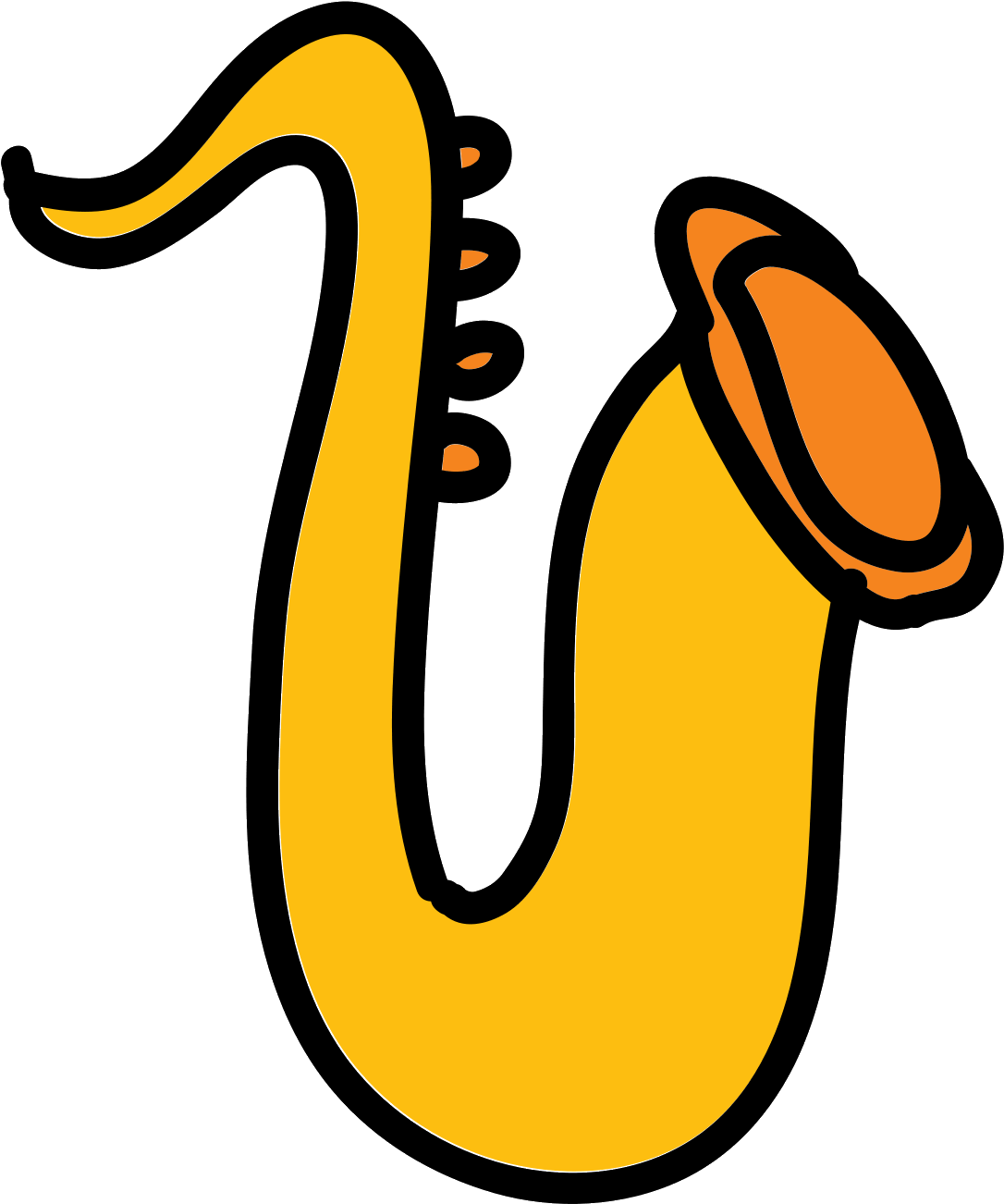 Saxophone Musical Instruments Clip - Saxophone Musical Instruments Clip (1600x1600)