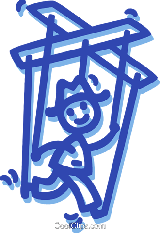 Man As A Puppet Royalty Free Vector Clip Art Illustration - Man As A Puppet Royalty Free Vector Clip Art Illustration (330x480)