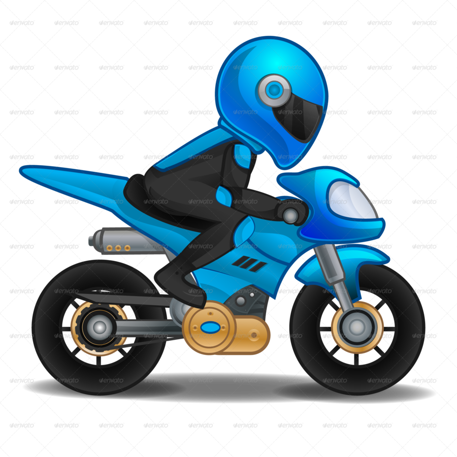 Motorbike Sprite With Transparent Background Clipart - Motorbike Sprite With Transparent Background Clipart (900x900)