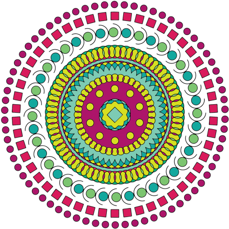 Abstract Shapes Clipart (500x500)