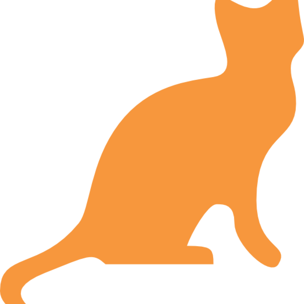 Orange Cat Clipart Orange Cat Silhouette Clip Art At - Orange Cat Clipart Orange Cat Silhouette Clip Art At (1024x1024)