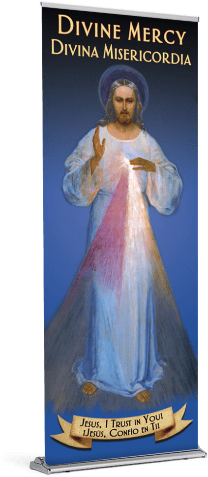 Divine Mercy Banner Clip Art - Divine Mercy Banner Clip Art (1024x1024)