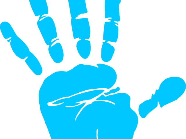 Right Clipart Handprint - Right Clipart Handprint (640x480)