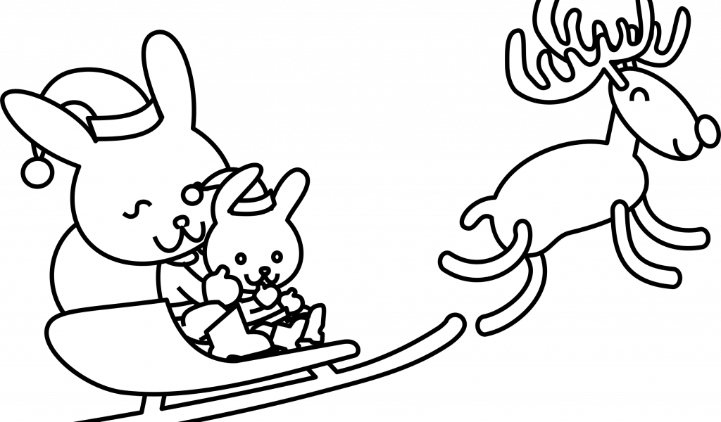 Xmas Coloring Book With Santa Claus Christmas Black - Xmas Coloring Book With Santa Claus Christmas Black (1024x600)