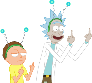 Rick And Morty Hd - Rick And Morty Hd (400x353)