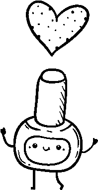 Vector Stock Nail Polish Coloringcrew Com - Vector Stock Nail Polish Coloringcrew Com (600x470)