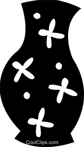 Flower Vase Royalty Free Vector Clip Art Ilration - Flower Vase Royalty Free Vector Clip Art Ilration (274x480)