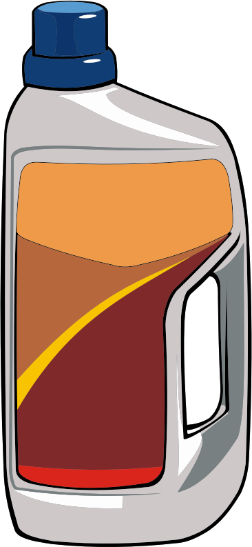 Container Drawing Oil Bottle Download - Container Drawing Oil Bottle Download (366x793)