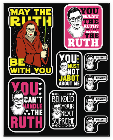 You Can't Handle The Ruth Sticker/decal Sheet - You Can't Handle The Ruth Sticker/decal Sheet (484x484)
