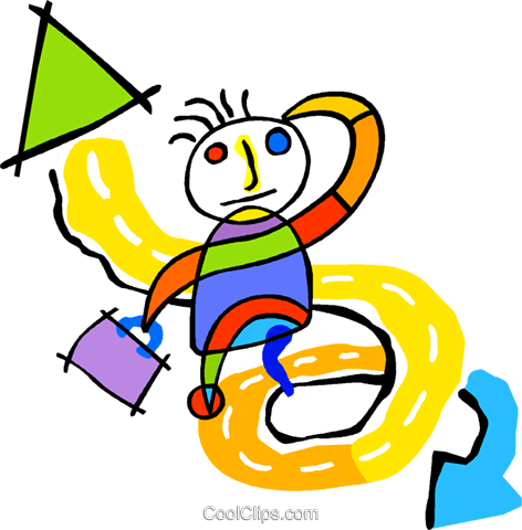 Metaphor Road To Success Royalty Free Vector Clip Art - Metaphor Road To Success Royalty Free Vector Clip Art (472x480)