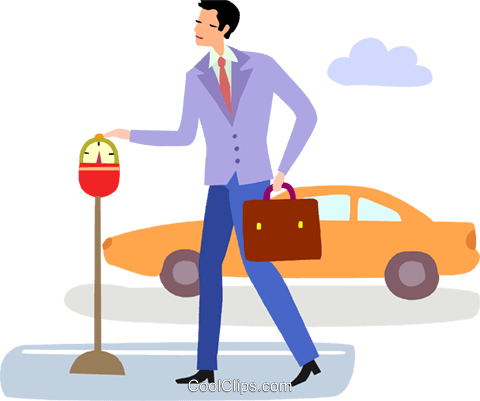 Parking Lots And Meters Royalty Free Vector Clip Art - Parking Lots And Meters Royalty Free Vector Clip Art (480x401)