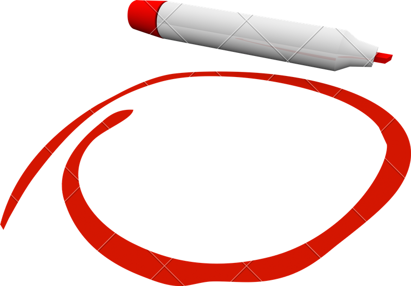Red Pen Circle Png - Red Pen Circle Png (800x557)