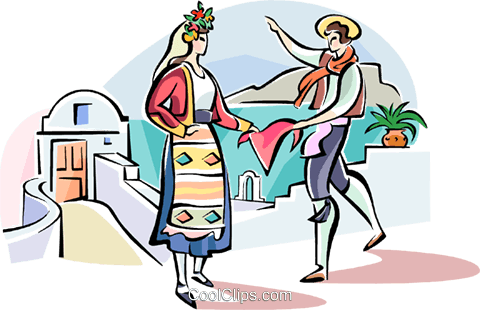 Greek Clipart Greek Dancing - Greek Clipart Greek Dancing (480x310)