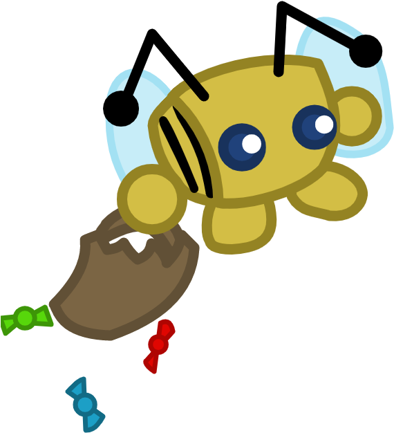 A Starver In A Bee Costume With A Bag Full Of Candy - A Starver In A Bee Costume With A Bag Full Of Candy (800x800)