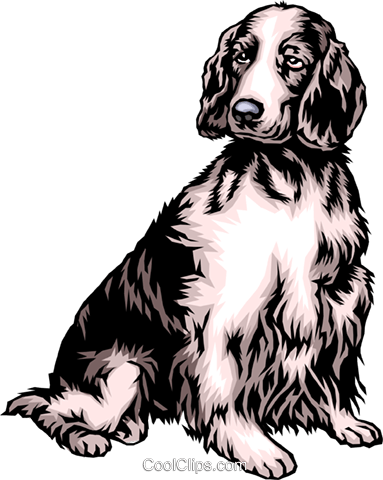 Dog Royalty Free Vector Clip Art Illustration - Dog Royalty Free Vector Clip Art Illustration (383x480)