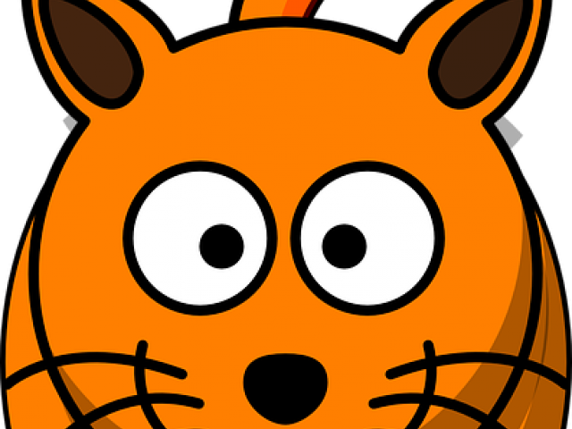 Feline Clipart Orange Cat - Feline Clipart Orange Cat (640x480)