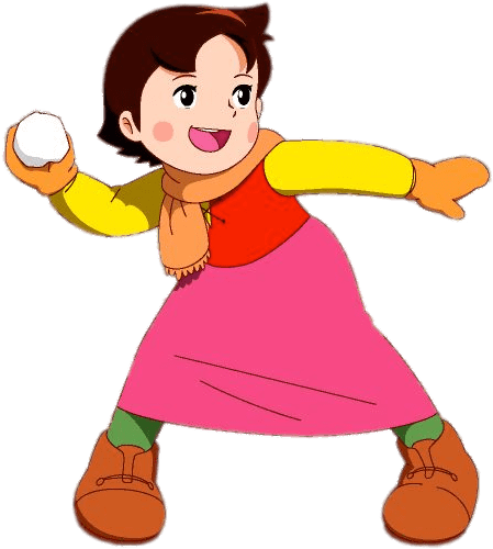 Svg Free Stock Heidi Throwing Snowball Transparent - Svg Free Stock Heidi Throwing Snowball Transparent (535x566)