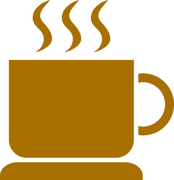 Coffee Brown Cafe Clip Art - Coffee Brown Cafe Clip Art (576x598)