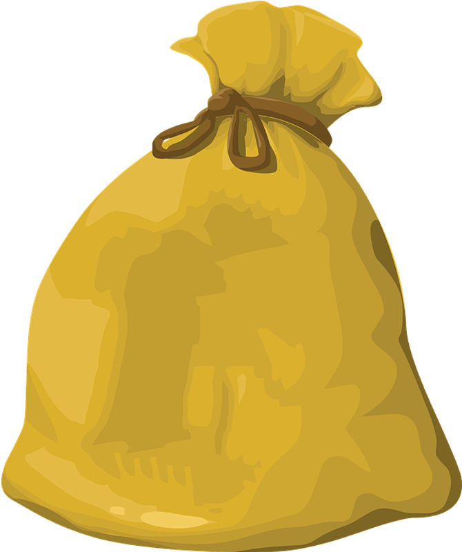 Transparent Money Bag - Transparent Money Bag (800x800)