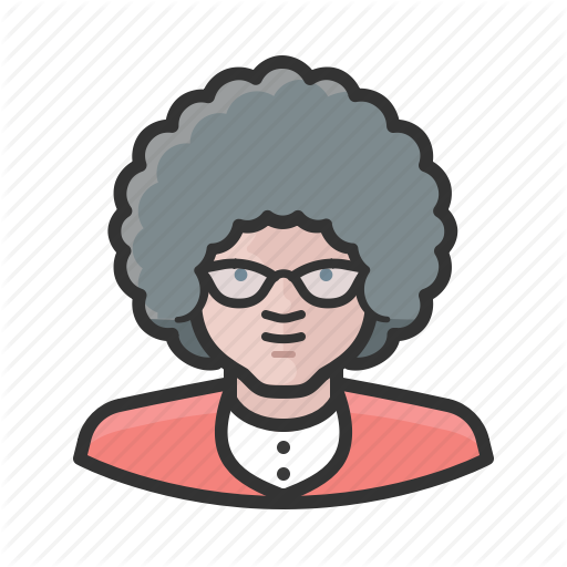 Caucasian Curly Elderly Granny - Caucasian Curly Elderly Granny (512x512)