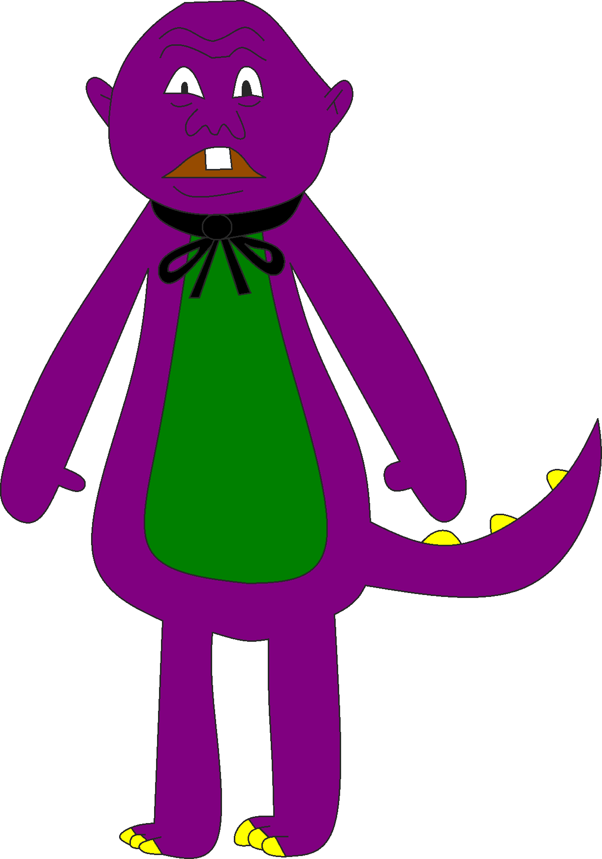Clipart Download Barney Drawing Steroid - Clipart Download Barney Drawing Steroid (1223x1744)