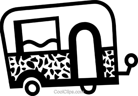 Travel Trailer Royalty Free Vector Clip Art Illustration - Travel Trailer Royalty Free Vector Clip Art Illustration (480x334)