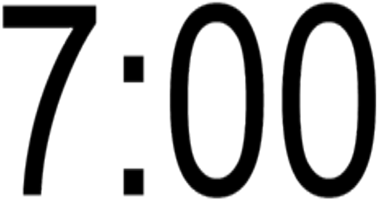 Clock Clipart 7 Am - Clock Clipart 7 Am (420x420)