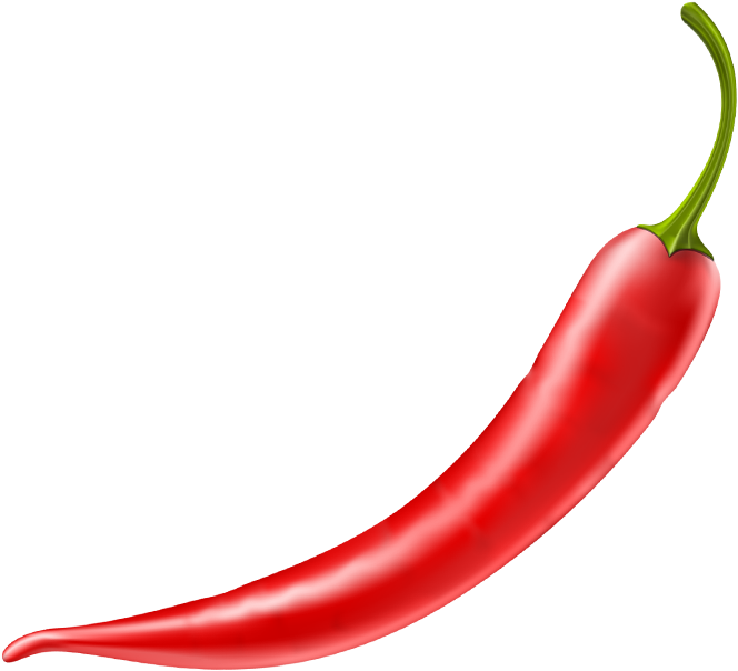 Hot Topic Clipart Bird's Eye Chili Serrano Pepper Cayenne - Hot Topic Clipart Bird's Eye Chili Serrano Pepper Cayenne (686x618)
