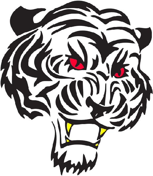 Tiger Tattoos Clipart Light - Tiger Tattoos Clipart Light (541x600)