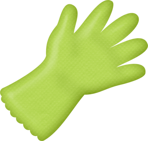 Rubber Gloves, Views Album, Spring Cleaning, Clip Art, - Rubber Gloves, Views Album, Spring Cleaning, Clip Art, (500x477)
