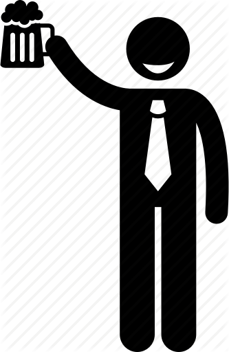 Beer Businessman Drink Icon - Beer Businessman Drink Icon (333x512)