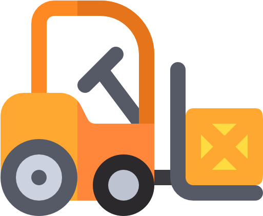 Forklift Free Icon - Forklift Free Icon (512x512)