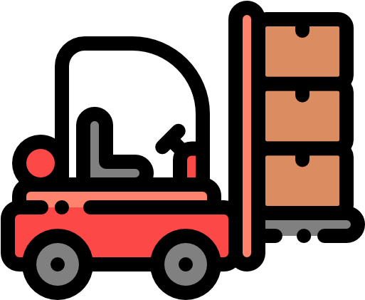 Forklift Free Icon - Forklift Free Icon (512x512)