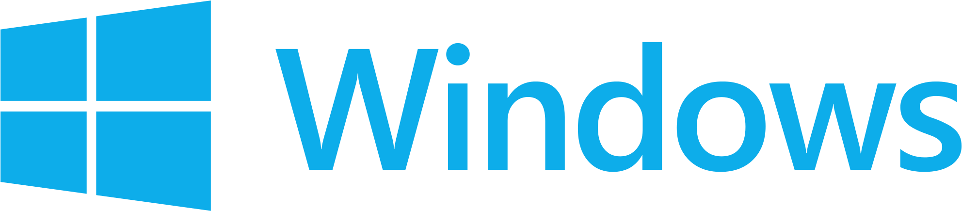 File Windows Logo And - File Windows Logo And (2000x438)