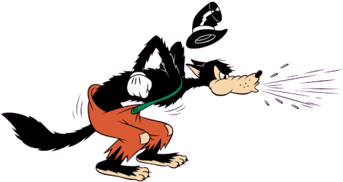 Badwolfblow Wolf Clipart, Cartoon Wolf, Cartoon Images, - Badwolfblow Wolf Clipart, Cartoon Wolf, Cartoon Images, (500x267)