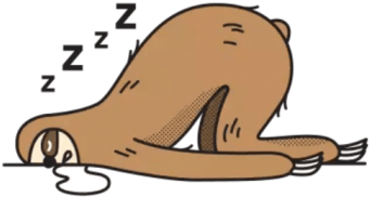 Zzzz Sleepy Sloth Zzz - Zzzz Sleepy Sloth Zzz (360x360)