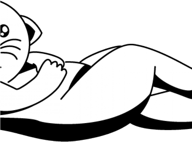 Sea Otter Clipart River Animal - Sea Otter Clipart River Animal (640x480)