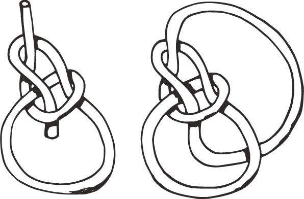 A Closure Of Bowline Knot Projection - A Closure Of Bowline Knot Projection (596x392)