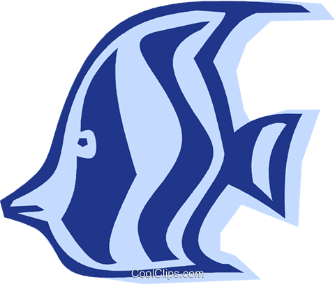 Angel Fish Royalty Free Vector Clip Art Illustration - Angel Fish Royalty Free Vector Clip Art Illustration (480x408)