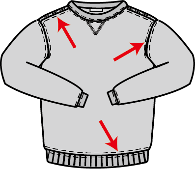 Economy Type 4 Needle 6 Thread Feed Up The Arm Interlock - Economy Type 4 Needle 6 Thread Feed Up The Arm Interlock (397x344)