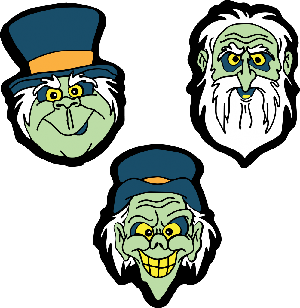 Haunted Clipart Head - Haunted Clipart Head (998x1024)