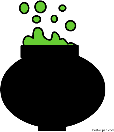 Cute Cauldron Free Clipart For Halloween - Cute Cauldron Free Clipart For Halloween (450x450)