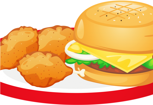 Dinner Plate Clipart Supper - Dinner Plate Clipart Supper (640x480)