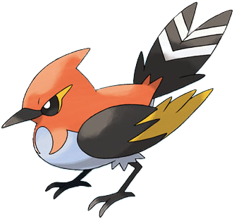 It Gains The Fire-type When It Evolves From Fletchling - It Gains The Fire-type When It Evolves From Fletchling (350x350)