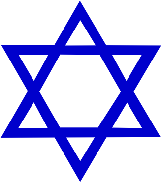 Star Of David Clipart Encircled - Star Of David Clipart Encircled (338x381)