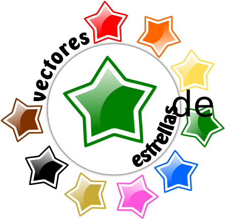 Vectores De Estrellas - Vectores De Estrellas (512x430)