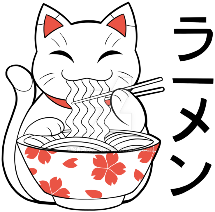 Tattoo Design Maneki Neko By Shadaty On - Tattoo Design Maneki Neko By Shadaty On (928x861)