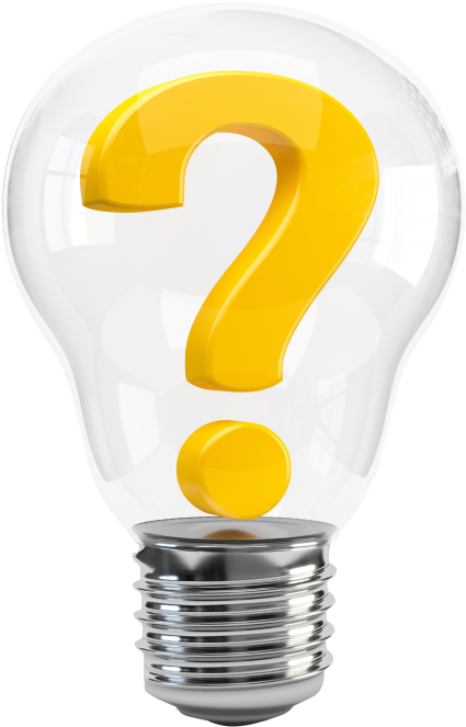 Question Mark Clipart Lightbulb - Question Mark Clipart Lightbulb (500x714)