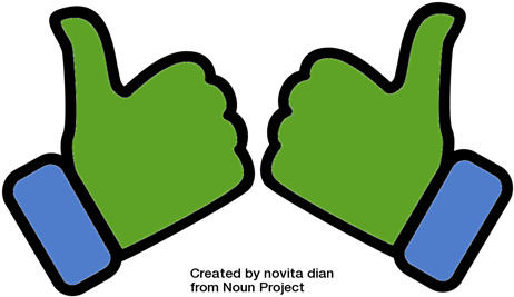 Two Green Thumbs Up - Two Green Thumbs Up (500x299)