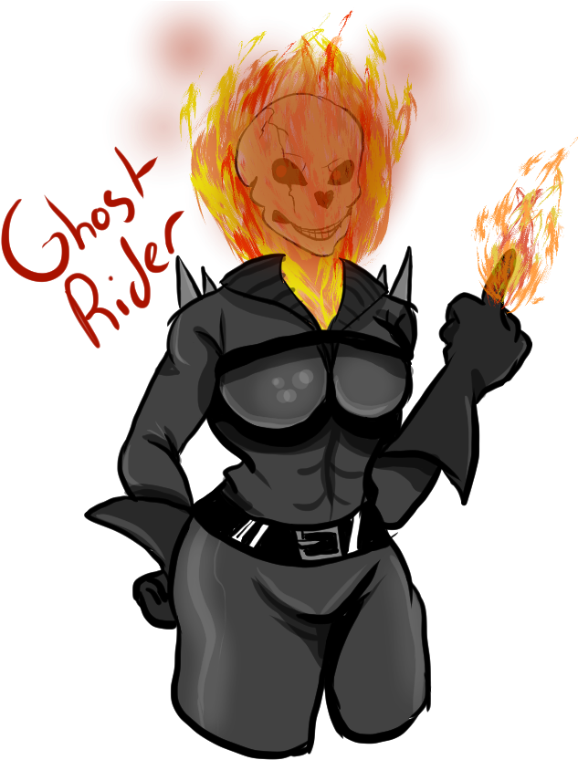Lady Ghost Rider By Nana-birb - Lady Ghost Rider By Nana-birb (700x1000)